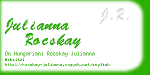 julianna rocskay business card